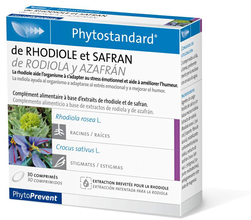 La Rodiola ayuda en el estrés emocional y mejora el humor