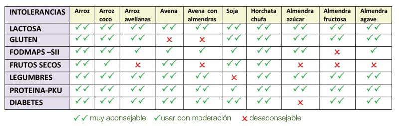 Bebidas vegetales una solucion para las intolerancias alimentarias